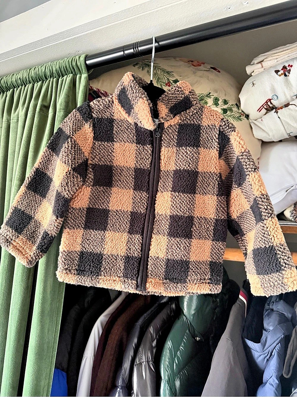 Carter's Baby 18M Plaid Fleece Jacket